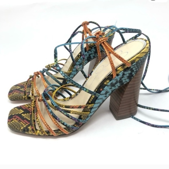 Jessica Simpson Vibrant Strappy Sandals - Picture 1 of 1